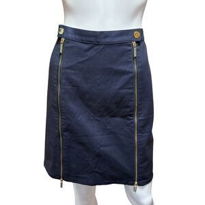 Michael Kors navy straight pencil skirt - size 4